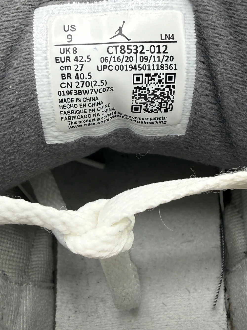 Size 9 - Jordan 3 Retro Mid Cool Grey